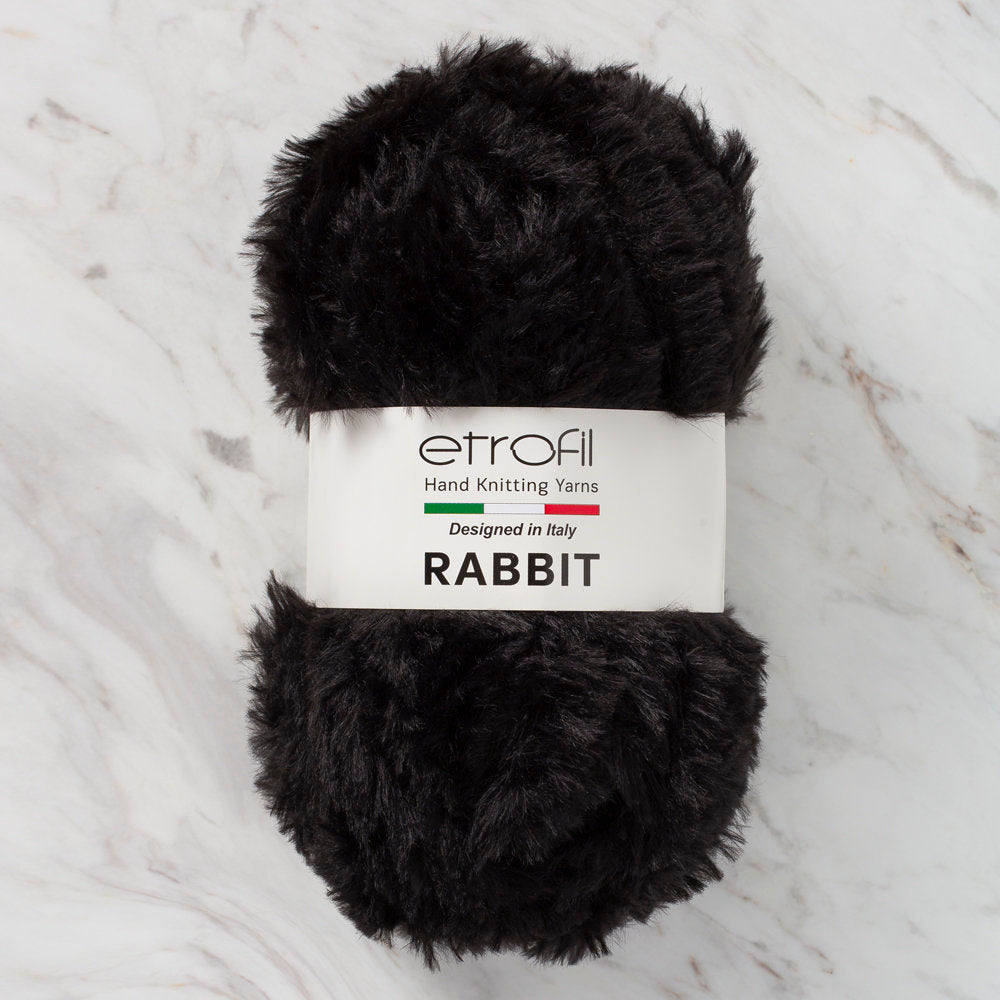 Etrofil Rabbit Siyah El Örgü İpliği - 70906